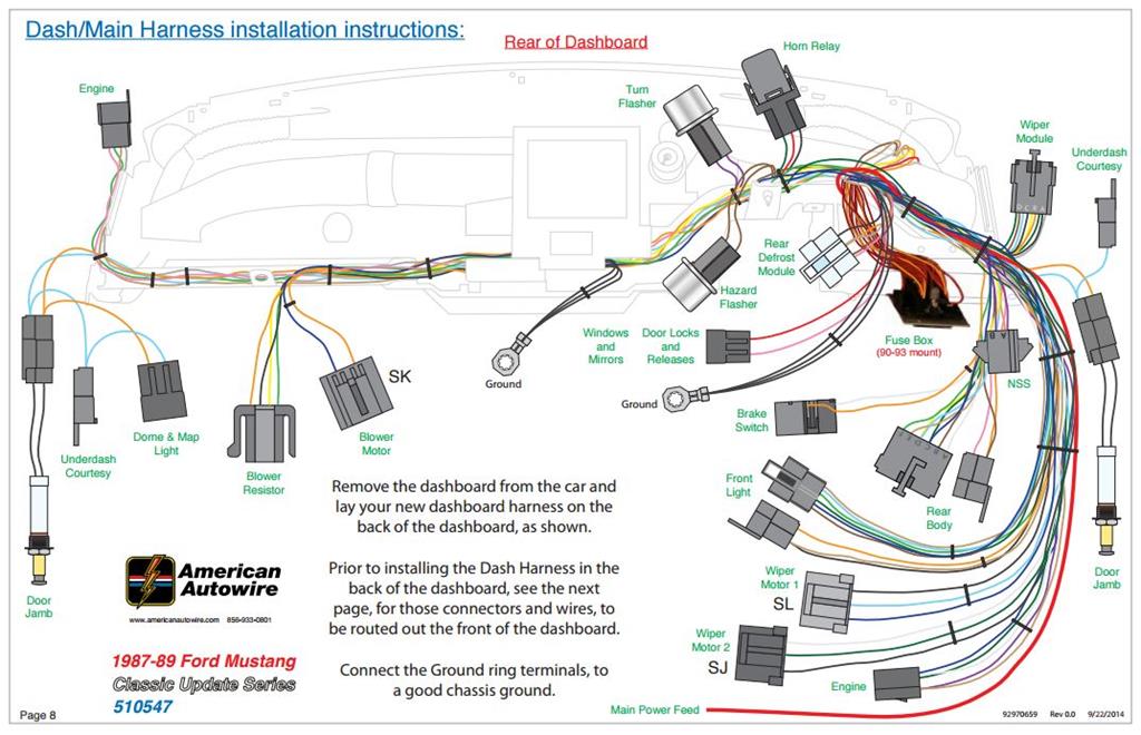 Fox Body Mustang Wiring Harness