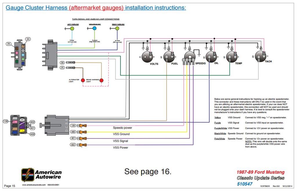 Fox Body Mustang Instrument Cluster Wiring Diagram - Fab Guru