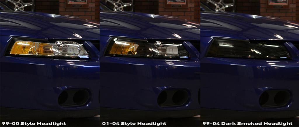 Mustang Headlight Installation Comparison 99 04 New Edge Mustang Headlight Installation Comparison 99 04 New Edge